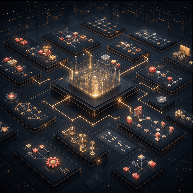10 Reusable n8n Templates project visual